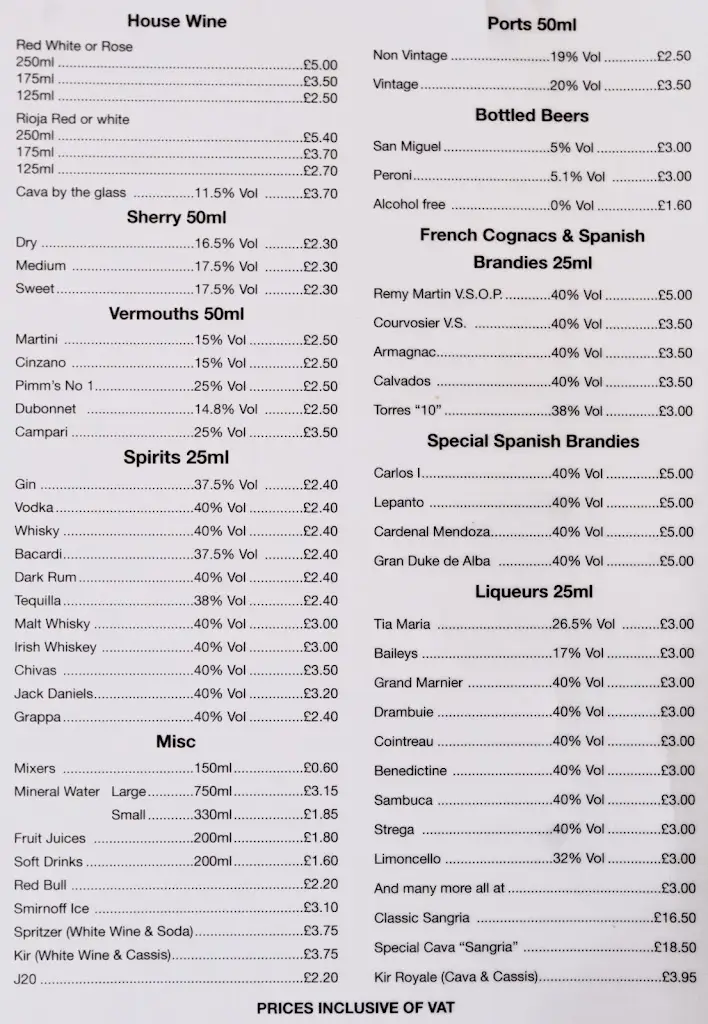 Menu_Casa Lola_Caterham_image_3