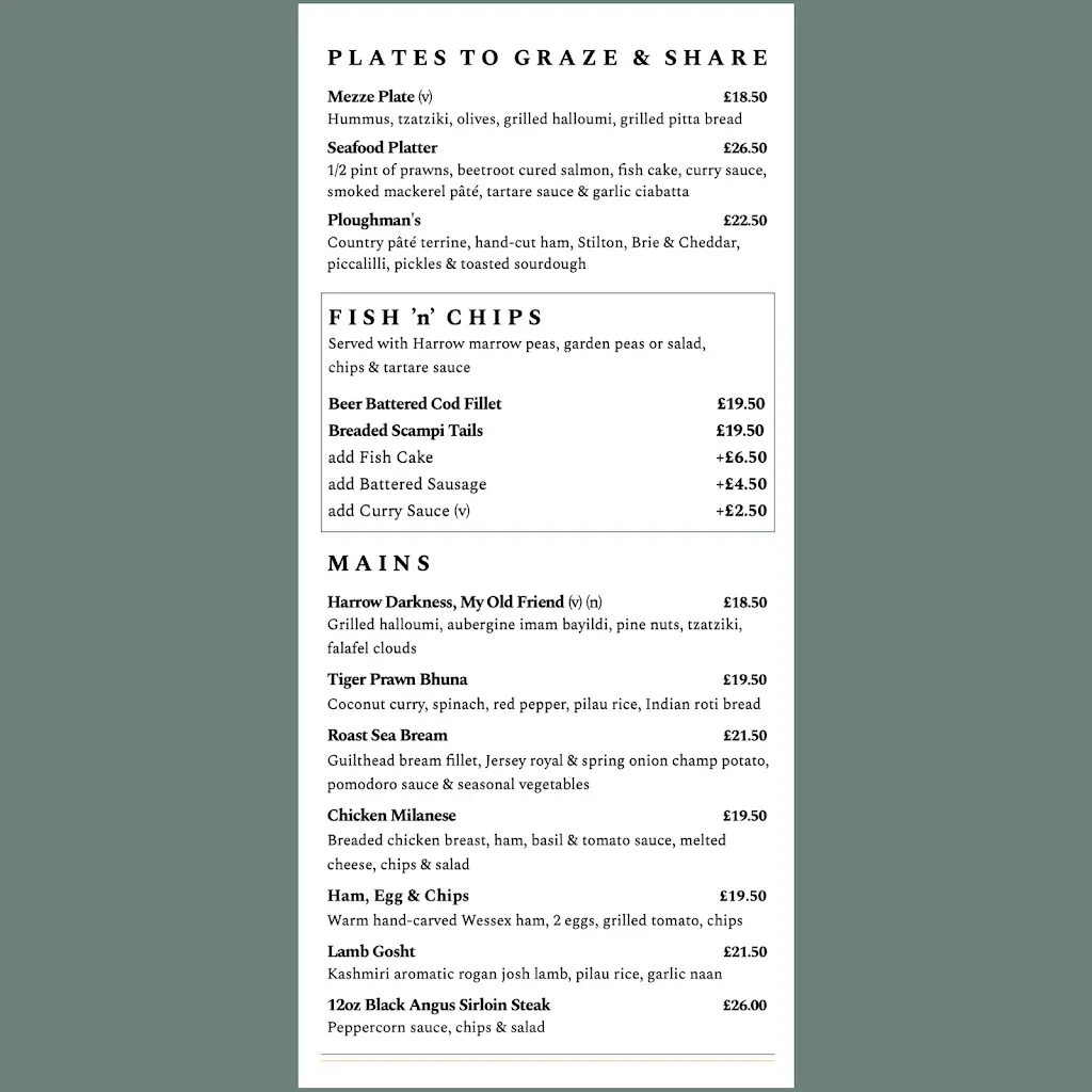 Menu_The Harrow, Chaldon, Caterham_Caterham_image_2