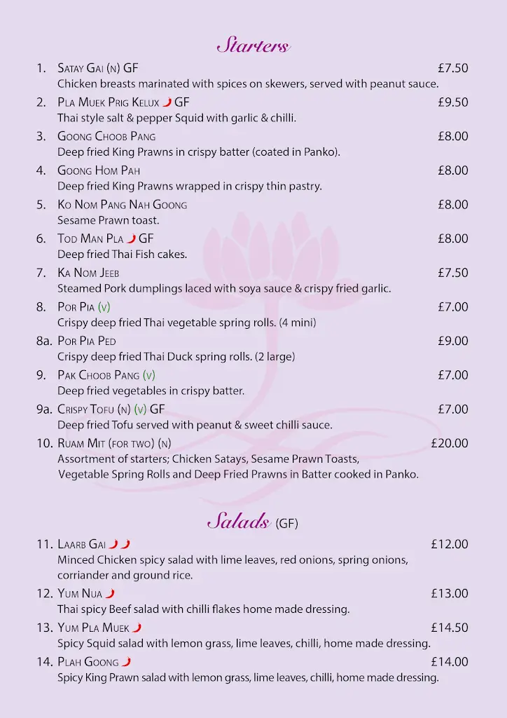 Menu_Bua Thai Caterham Restaurant_Caterham_image_3
