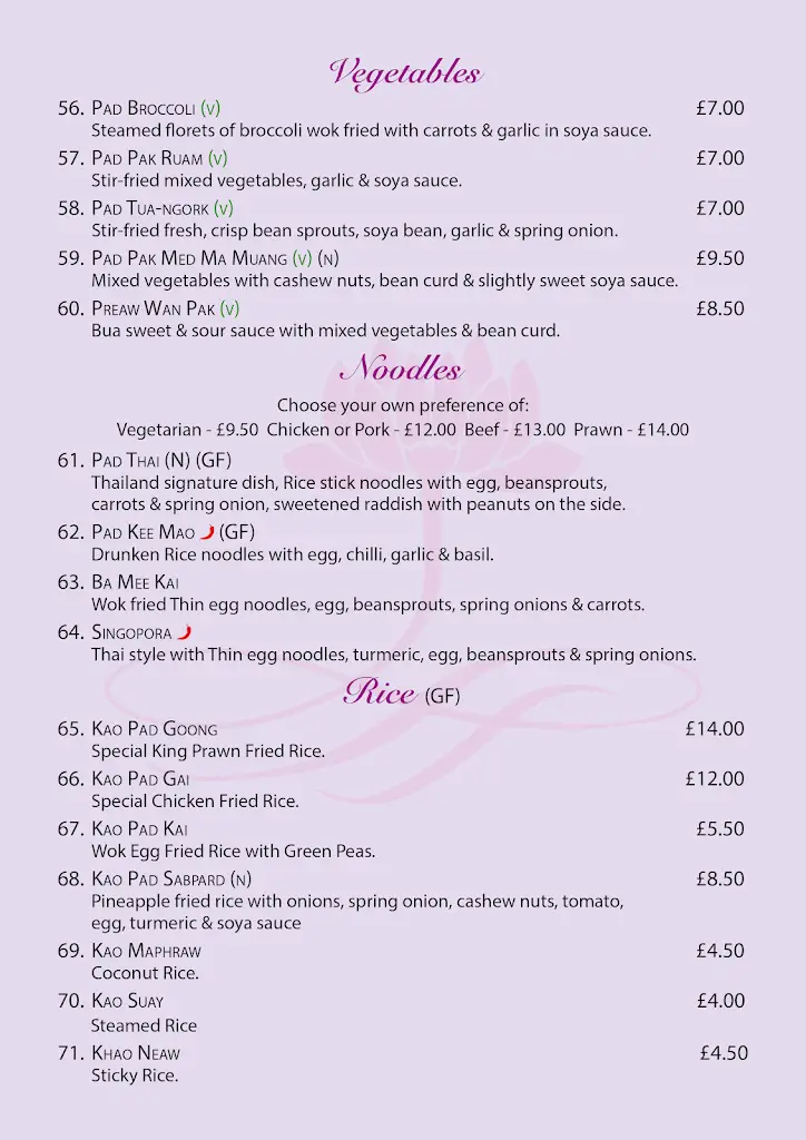 Menu_Bua Thai Caterham Restaurant_Caterham_image_4