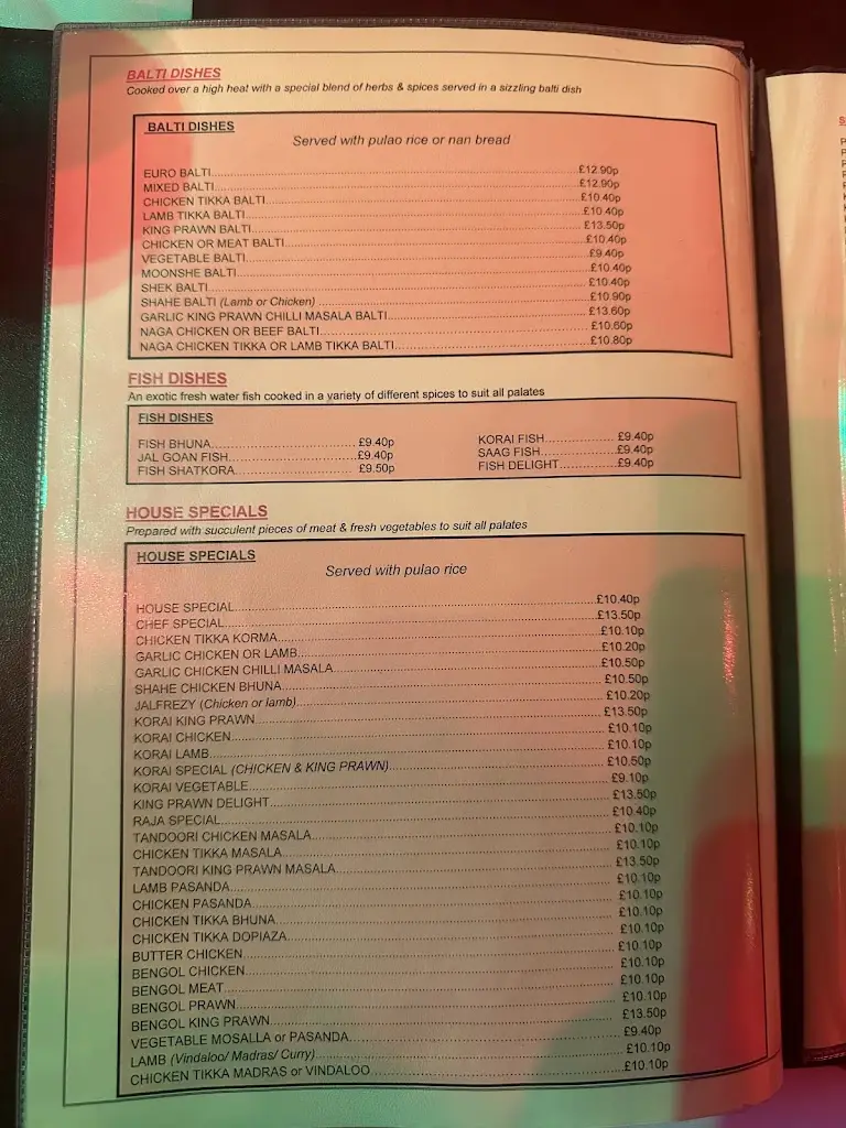 Menu_Raja Tandoori_Caterham_image_2