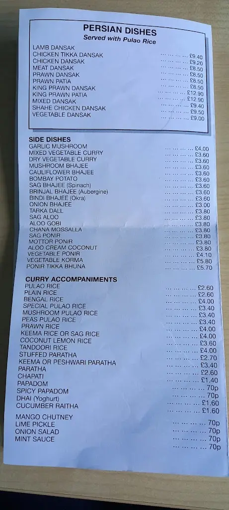 Menu_Raja Tandoori_Caterham_image_3