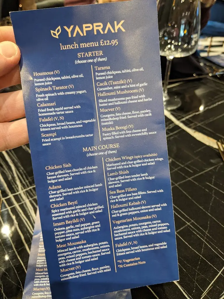 Menu_Lara's Turkish Restaurant (Yaprak Chalfont St Peter)_Chalfont Saint Peter_image_2