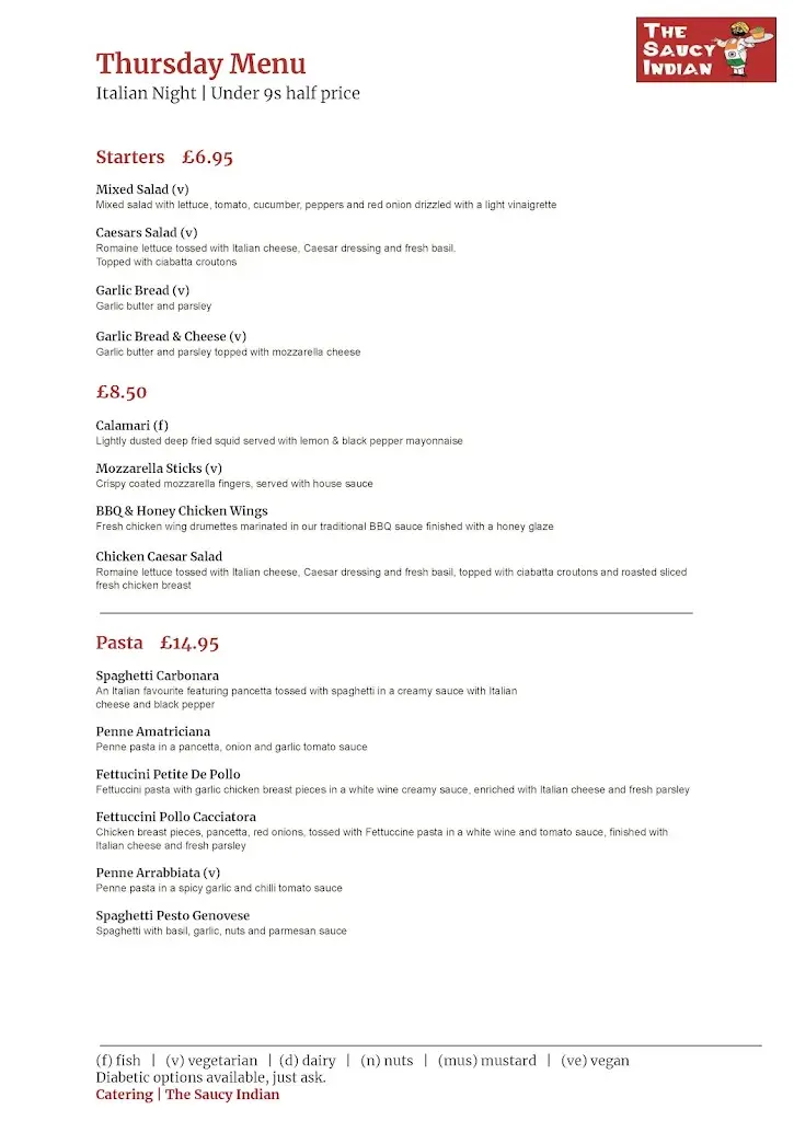 Menu_Feathers_Chalfont St Giles_image_4