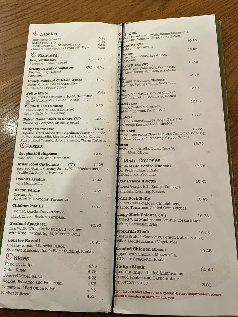 Menu_Dodds Restaurant_Ambleside_image_4