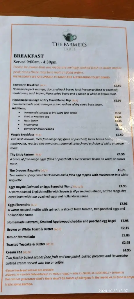 Menu_The Farmers Table_Charfield_image_2