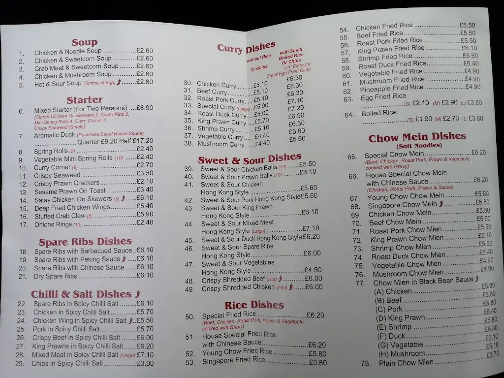 Menu_Chopsticks Chinese Takeaway_Charfield_imagen_3