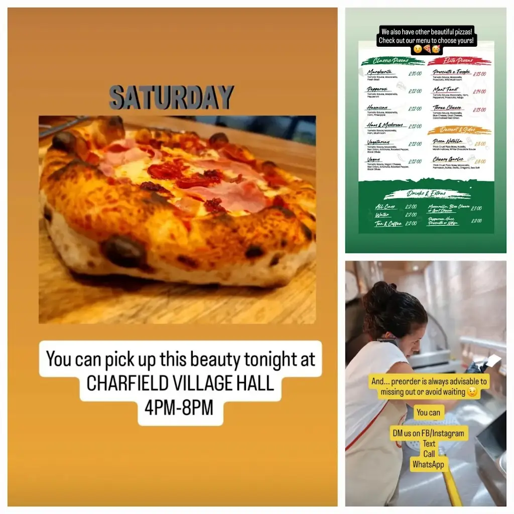 Menü_The One Pizza - Charfield_Charfield_Bild_1