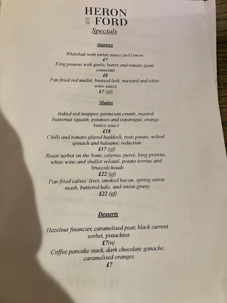 Menu_Heron on the Ford_Charvil_image_2