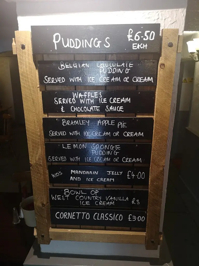 Menu_The George_Charmouth_immagine_2