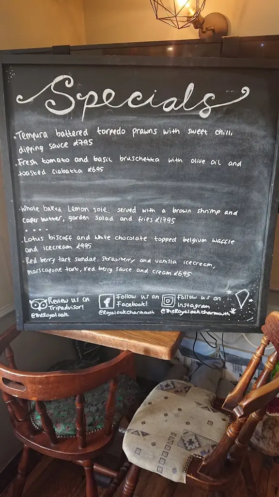 Menu_The Royal Oak Inn_Charmouth_image_4