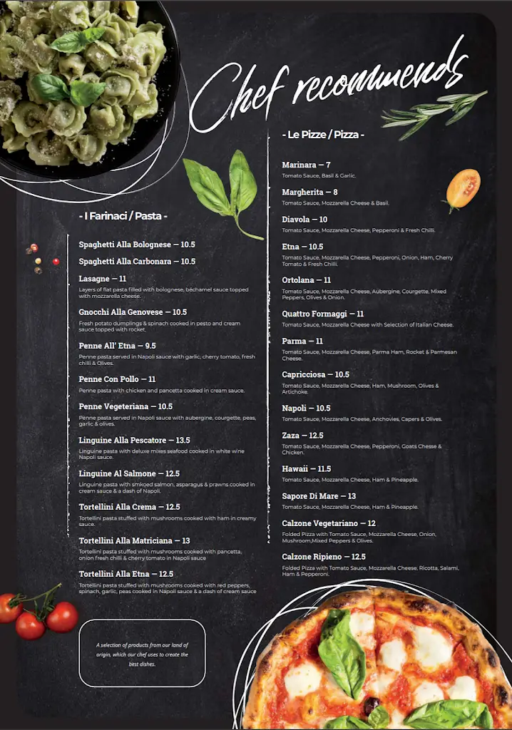 Menu_Etna Italian Restaurant_Charminster_image_2