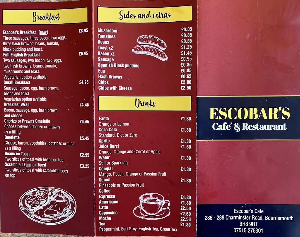 Menu_Escobar's_Charminster_image_2