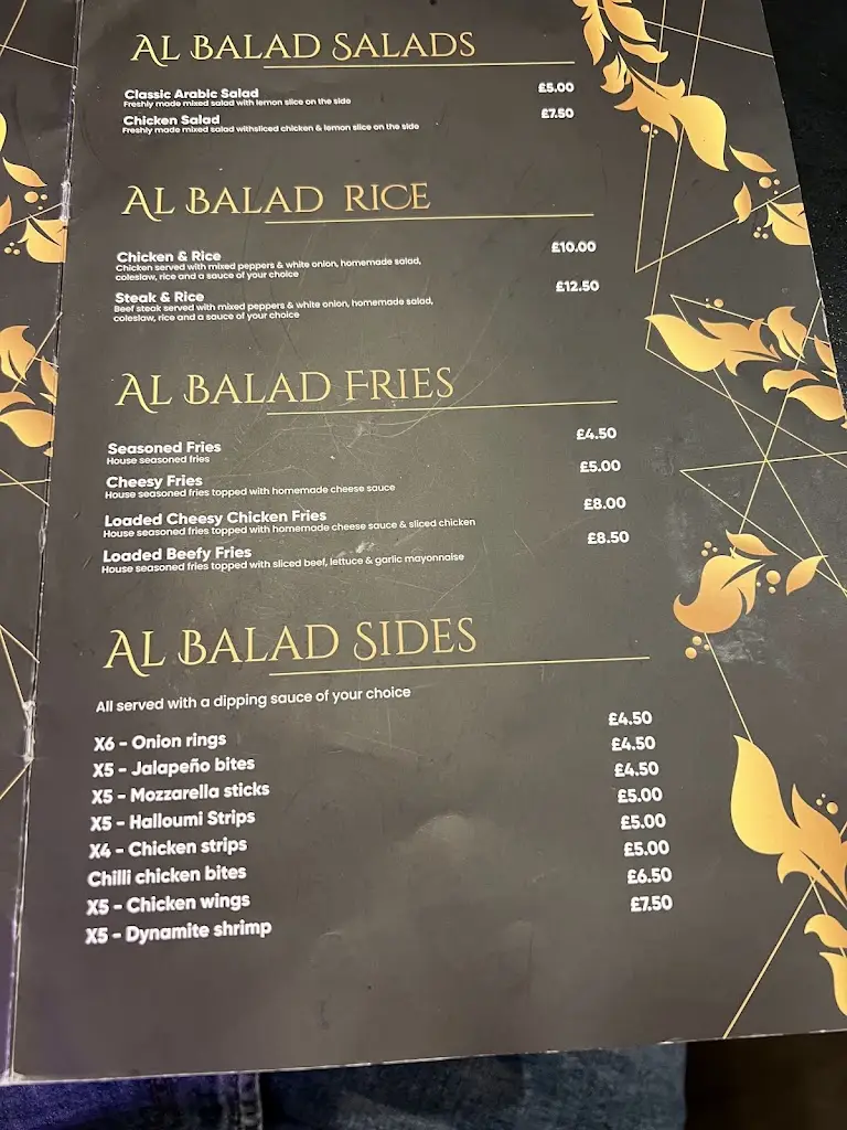 Menu_Al Balad Burgers & Grill House_Charminster_image_3