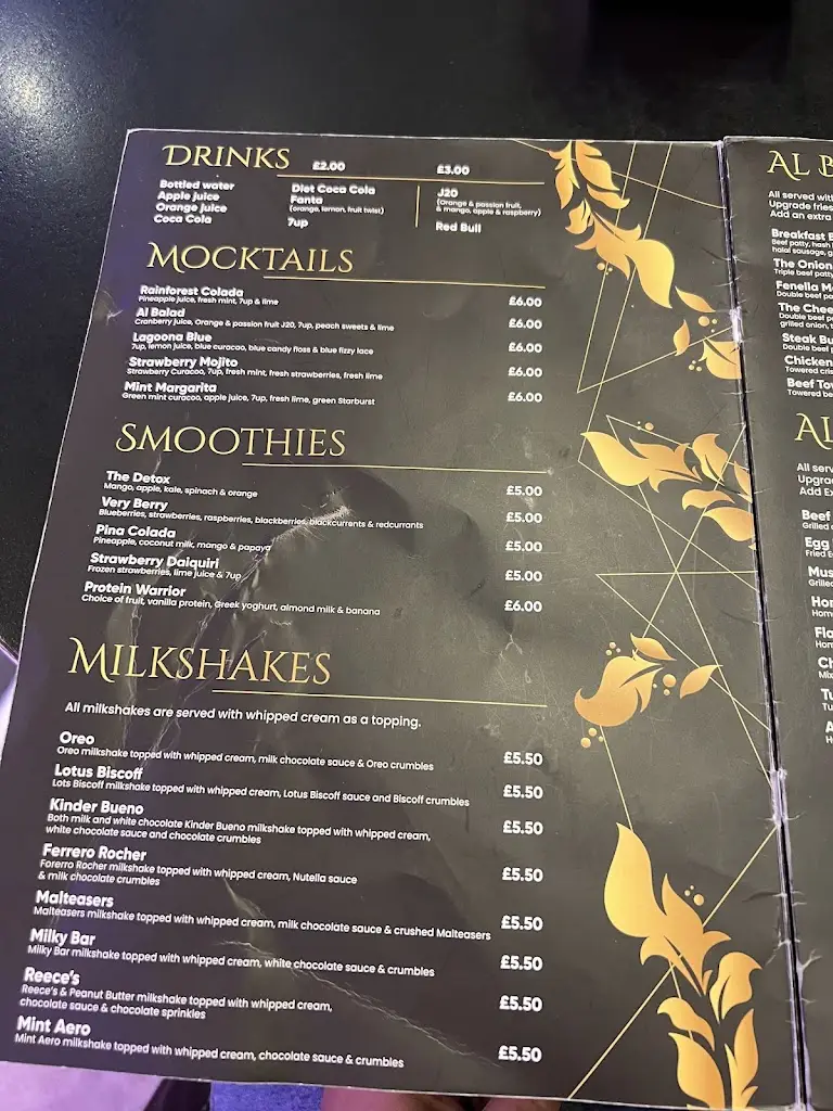 Menu_Al Balad Burgers & Grill House_Charminster_image_4