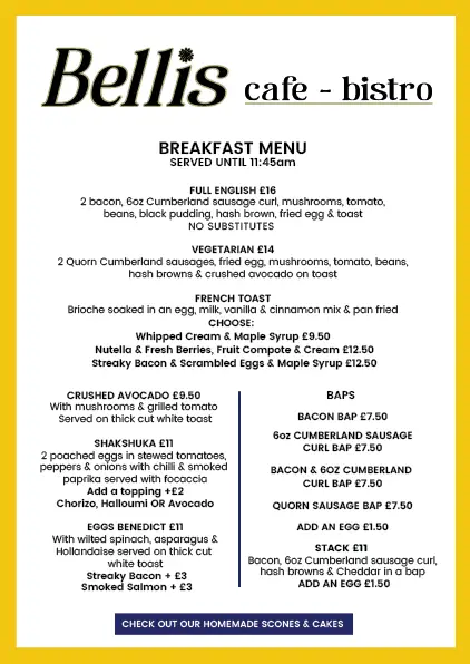 Menu_Bellis Cafe & Bistro_Ambleside_image_1