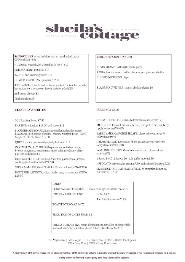 Menu_Sheila's Cottage_Ambleside_image_1