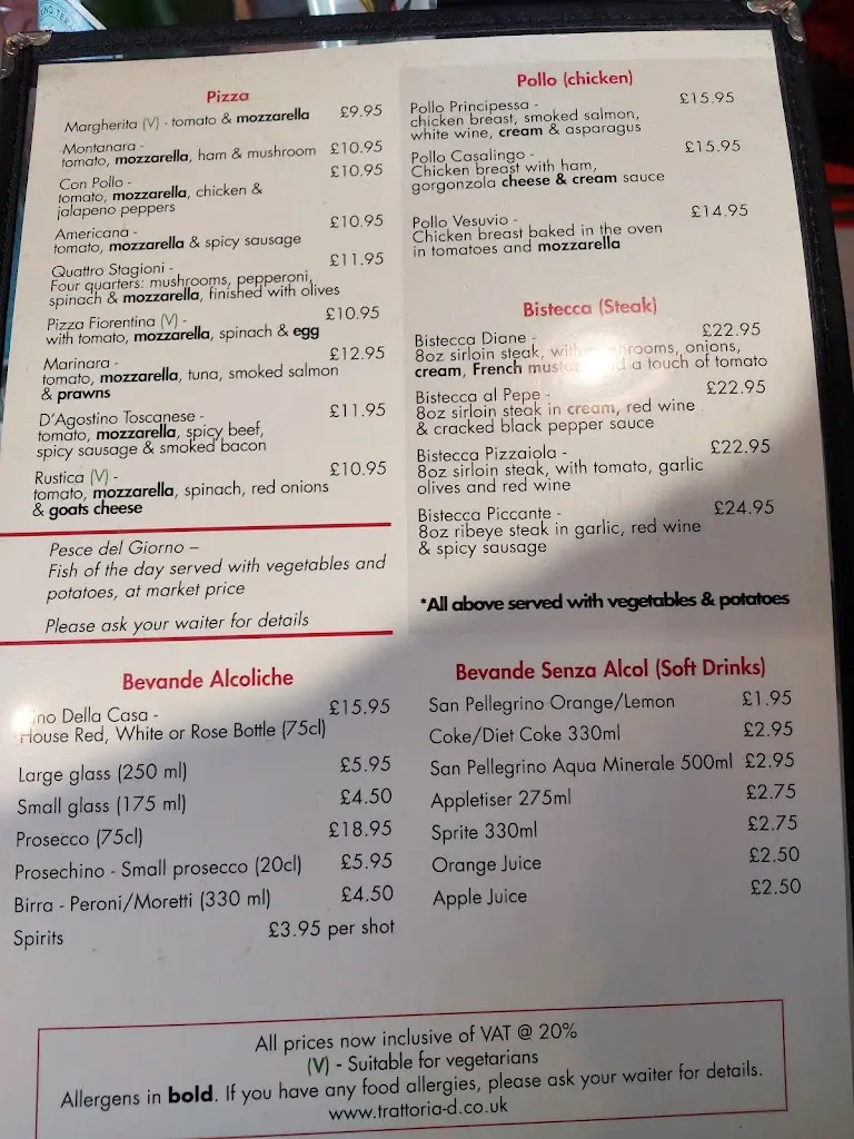 Menu_Trattoria D'Agostino_Cheadle Heath_image_4