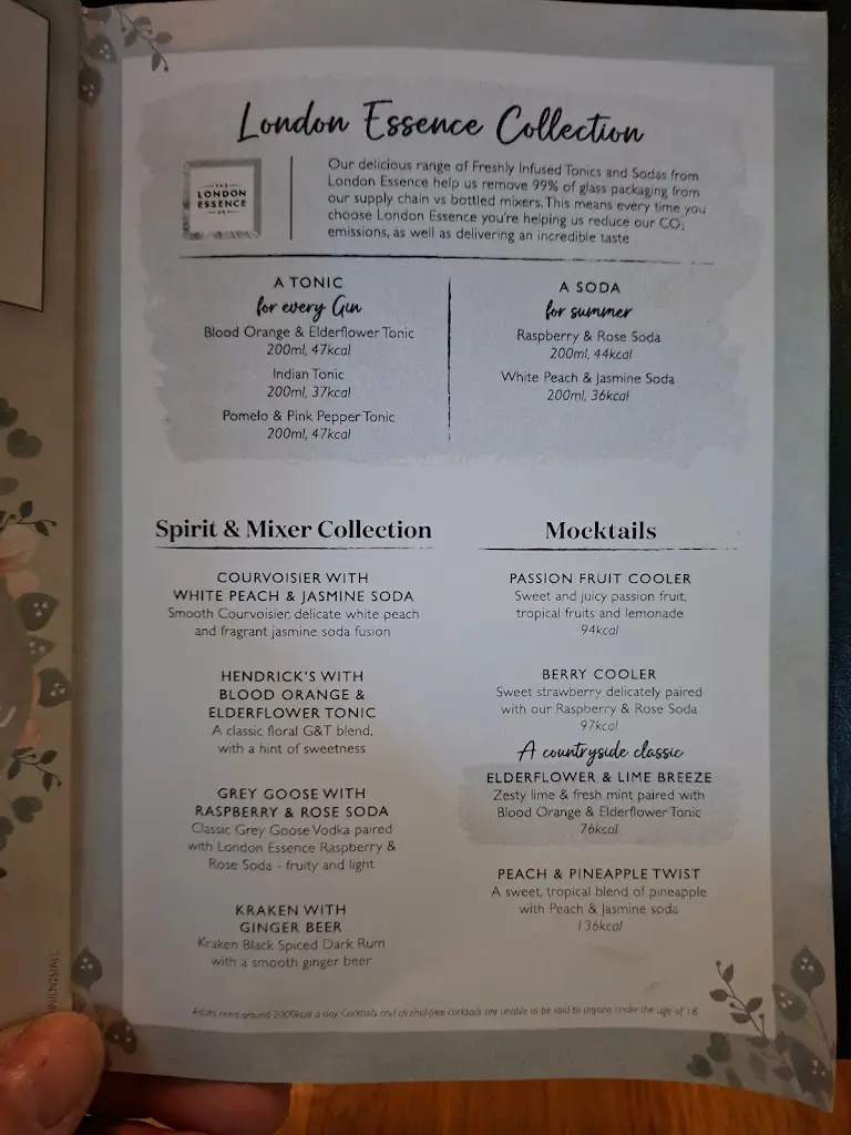 Menu_The March Hare_Cheadle Heath_image_1