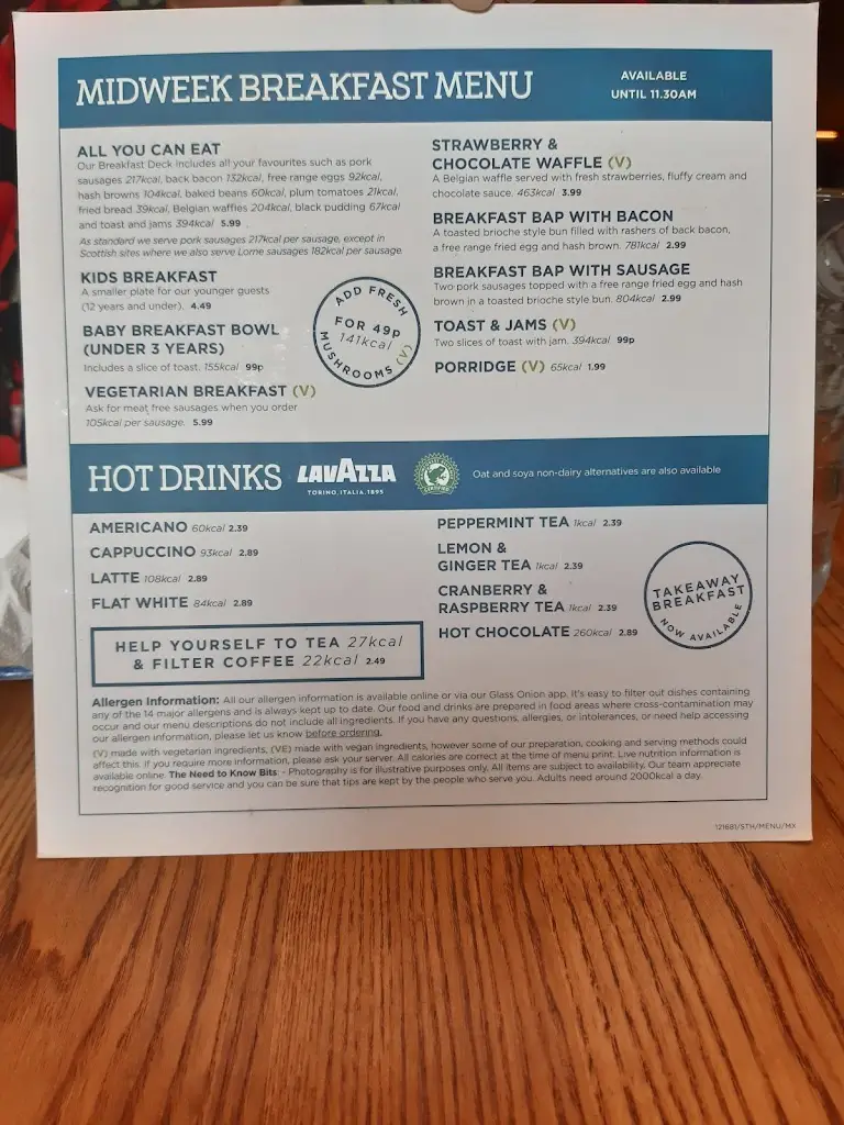 Menu_The Micker Brook_Cheadle Heath_immagine_4