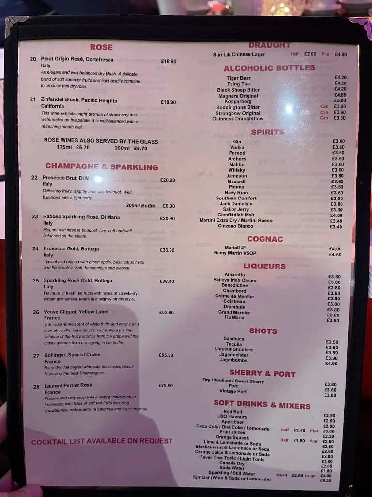 Menu_Rainbow88_Cheadle Heath_image_4