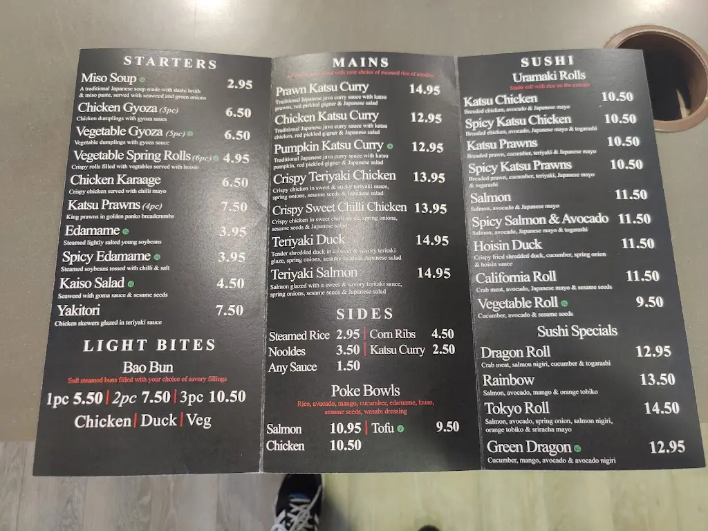 Menu_NARA ROLL_Cheadle Heath_image_2