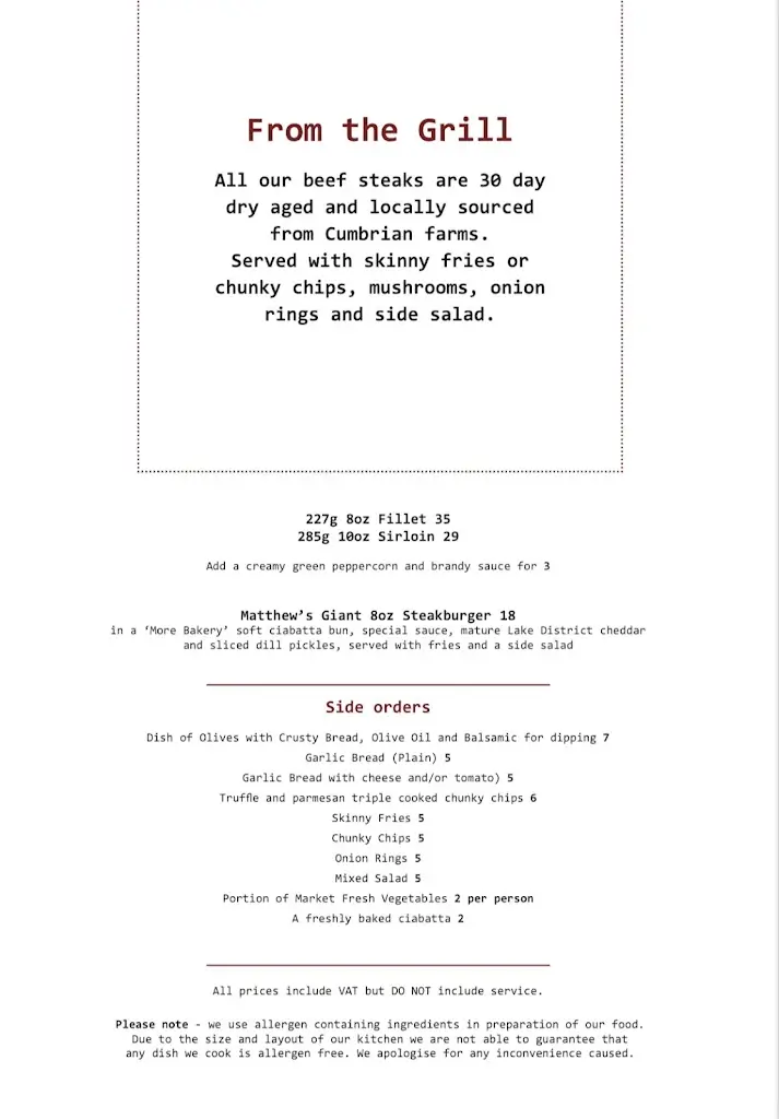 Menu_Matthew's Bistro_Ambleside_image_4