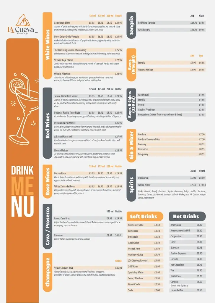 Menu_La Cueva_Cheadle_image_1