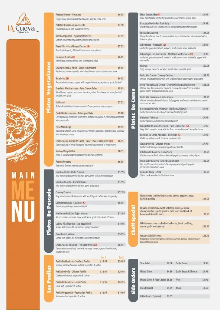 Menu_La Cueva_Cheadle_image_2