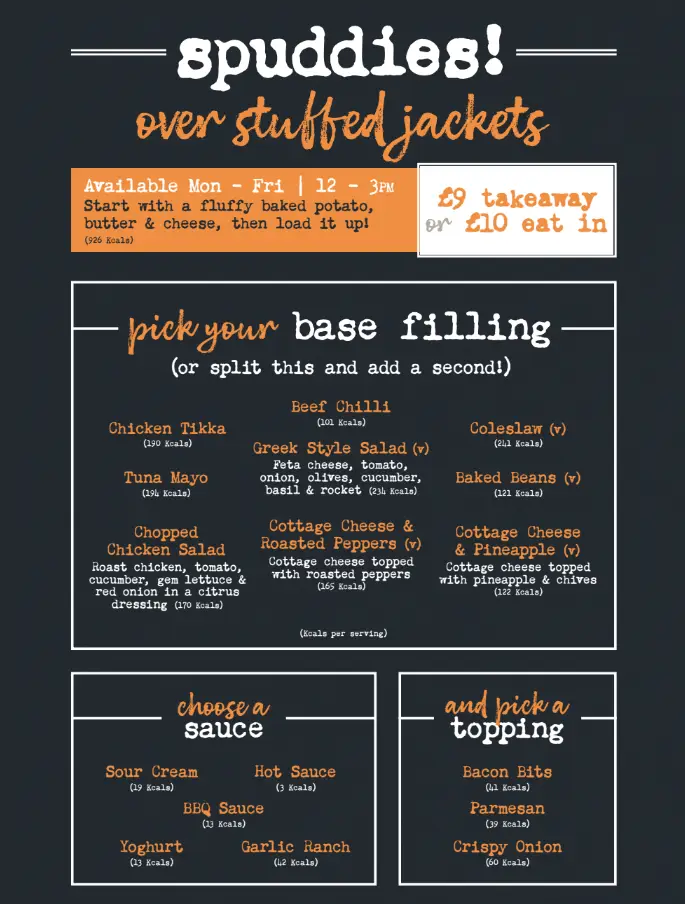 Menu_Spuddies Cheadle_Cheadle_immagine_1