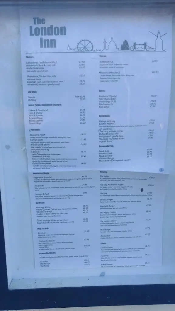 Menu_London Inn_Charlton Kings_image_1