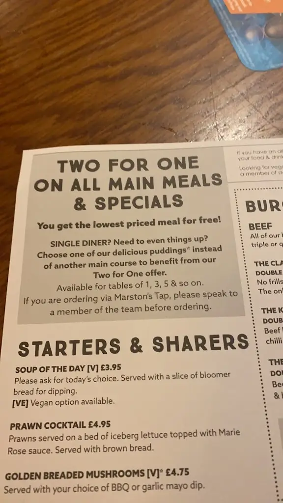 Menu_Clock Tower_Charlton Kings_image_4