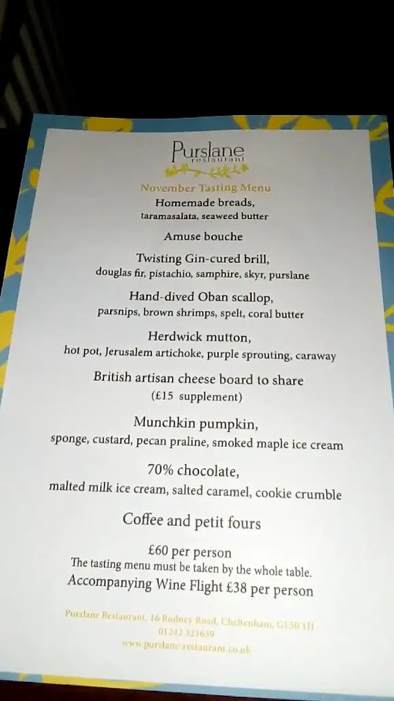 Menu_Purslane Restaurant_Charlton Kings_image_2