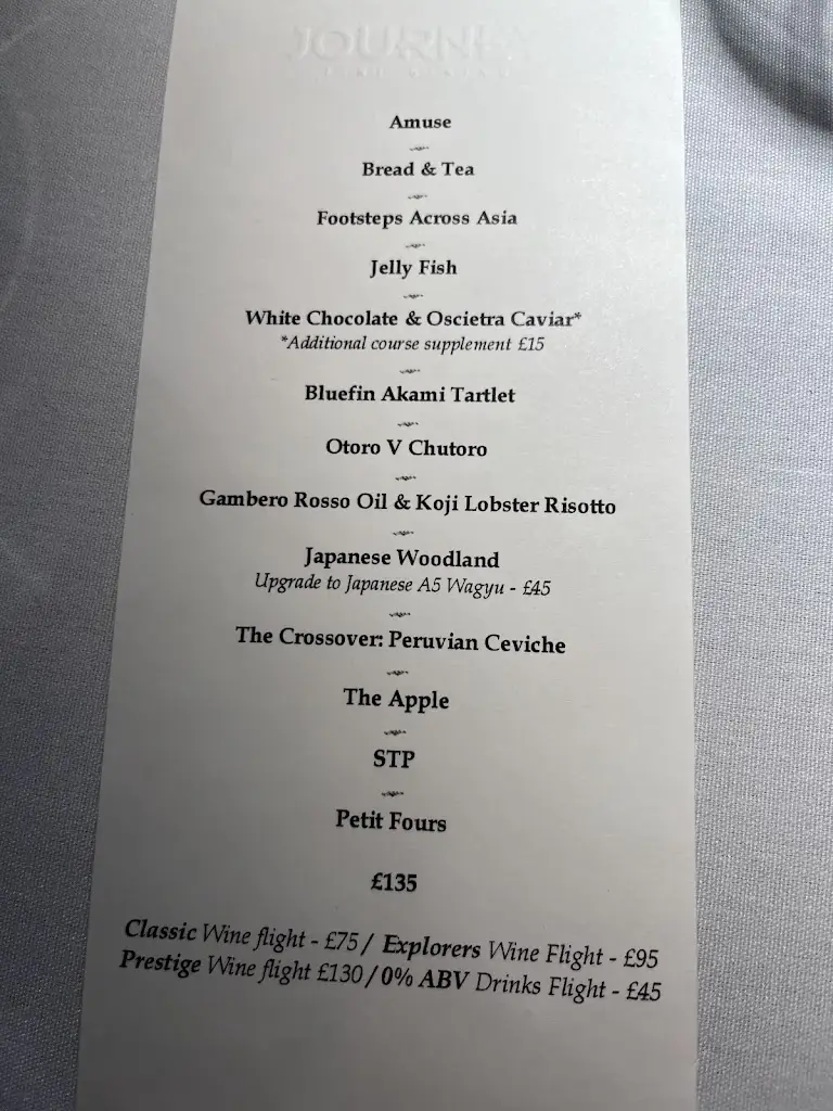 Menü_Restaurant Journey_Charlton Kings_Bild_2