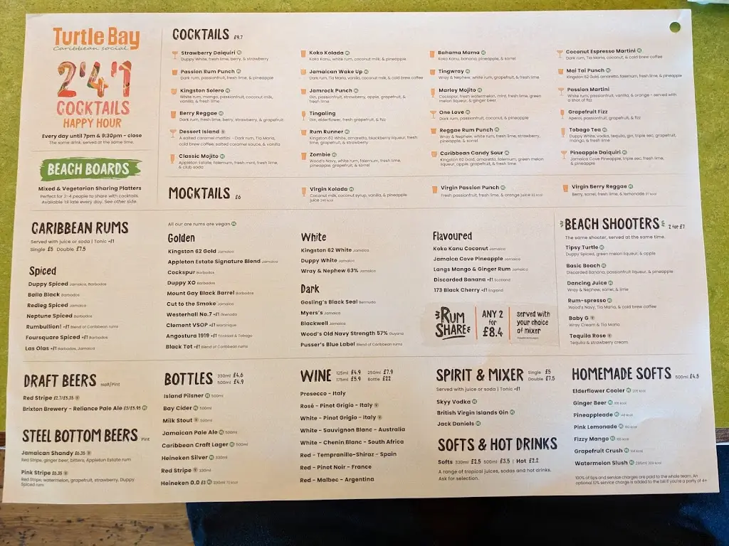 Menu_Turtle Bay Cheltenham_Charlton Kings_image_1