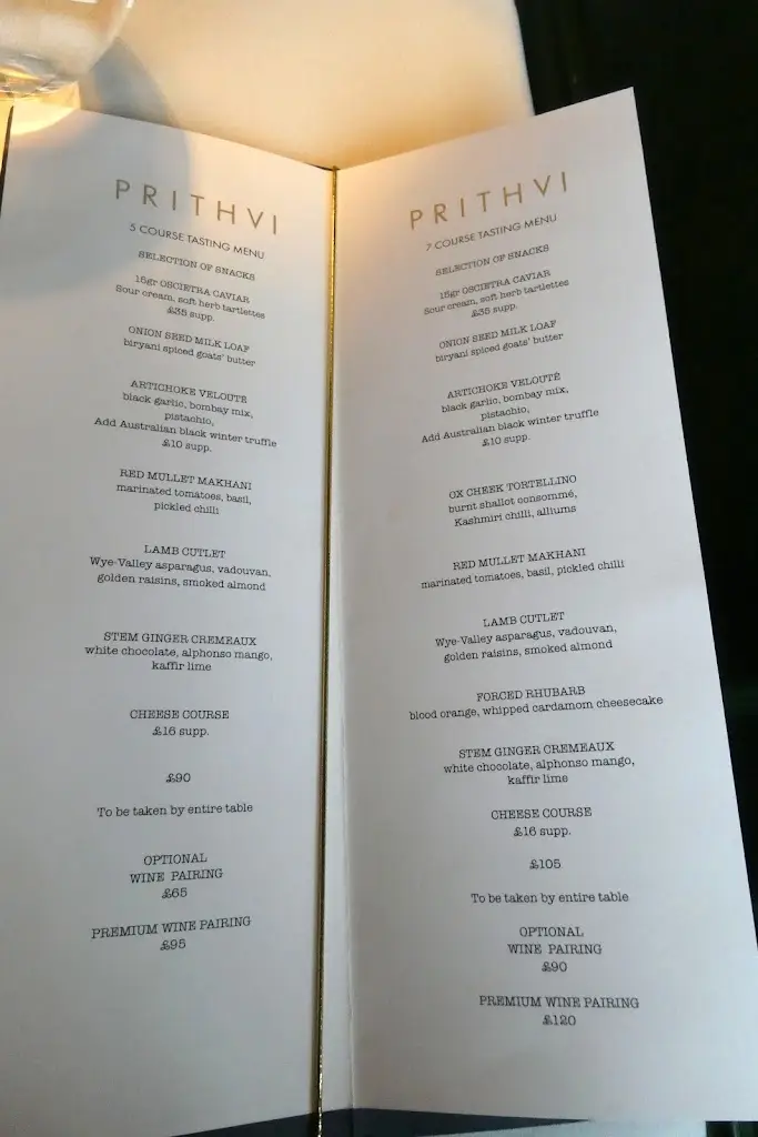 Menu_Prithvi_Charlton Kings_image_1