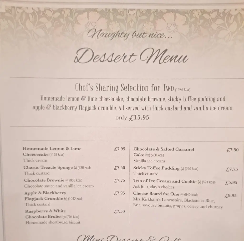 Menu_The John Millington_Cheadle Hulme_immagine_3