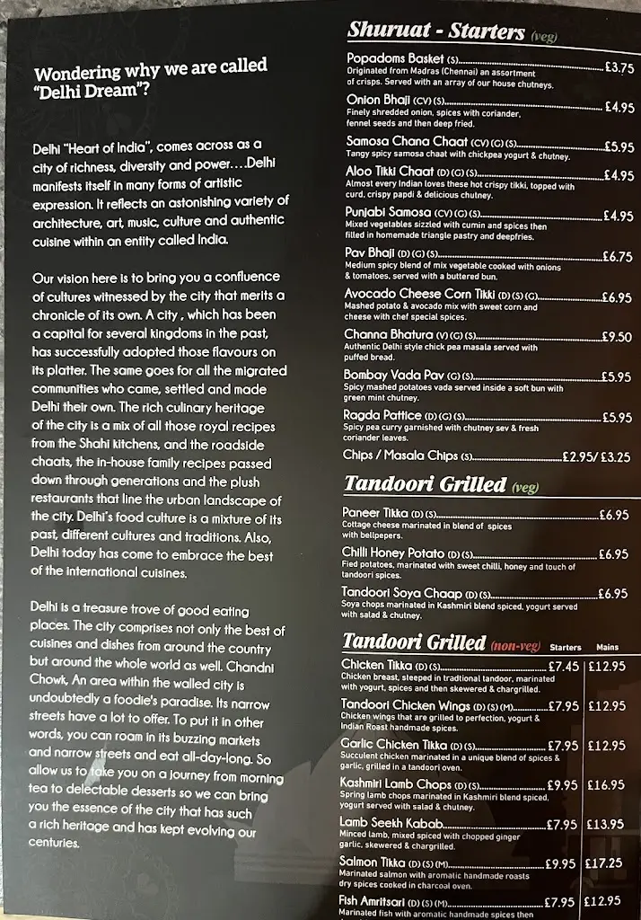 Menu_Delhi dream Indian Restaurant_Cheadle Hulme_image_3