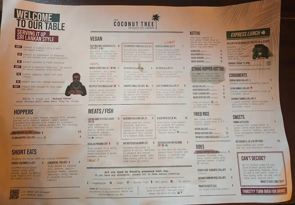 Menu_The Coconut Tree Cheltenham_Cheltenham_imagen_3