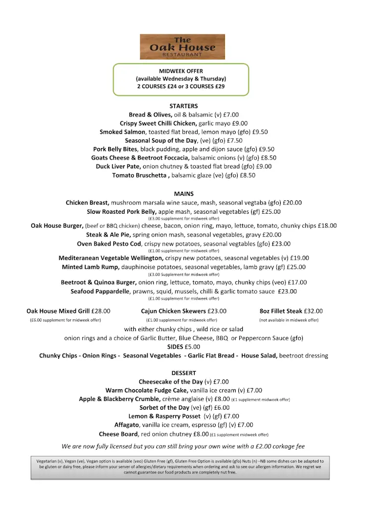 Menu_The Oak House Restaurant_Chapeltown_image_1