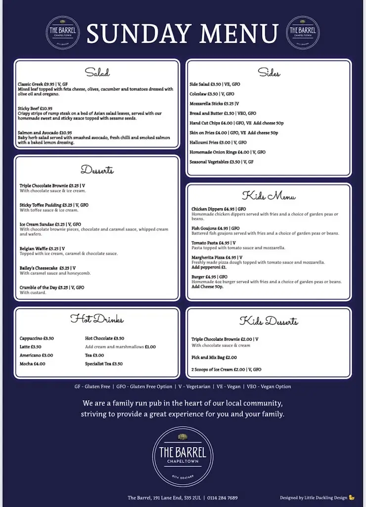 Menu_The Barrel_Chapeltown_imagen_4