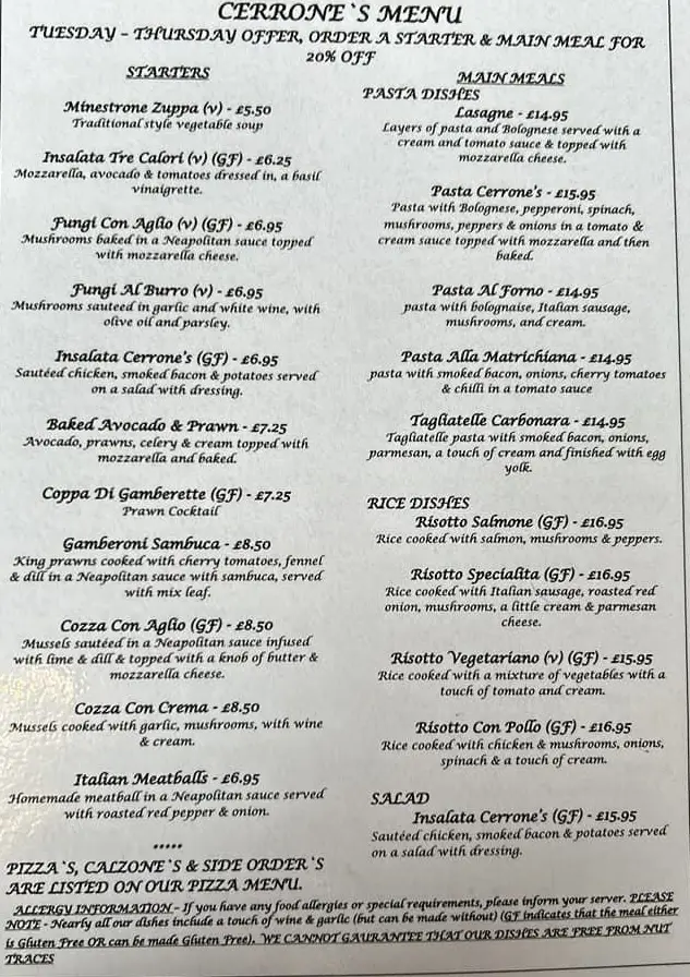 Menu_Cerrones Restaurant_Chapeltown_immagine_1