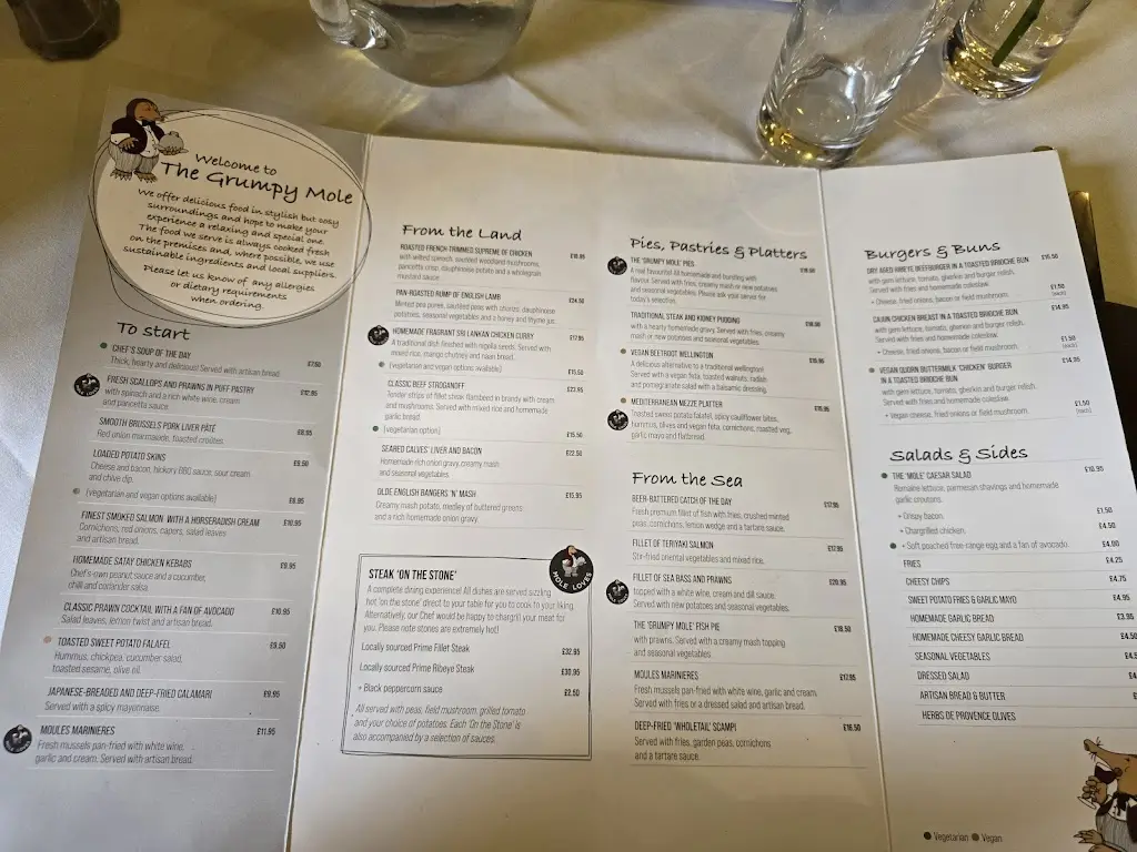 Menu_The Grumpy Mole - Cheam_Cheam_immagine_1