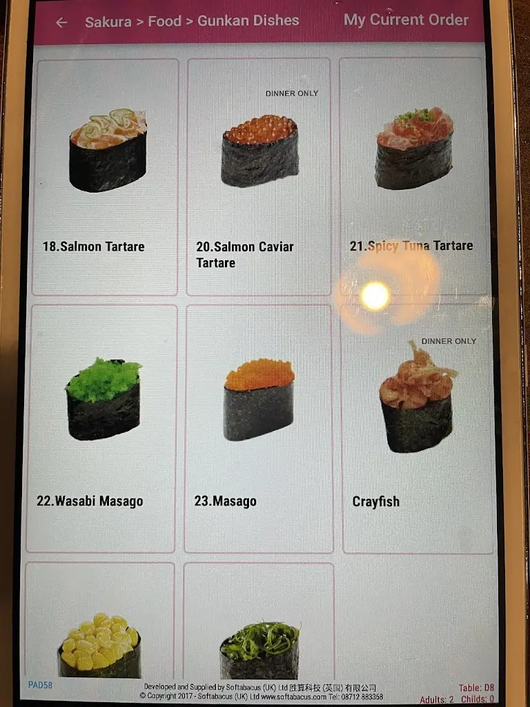 Menu_Sakura Japanese Restaurant_Cheetham Hill_immagine_4