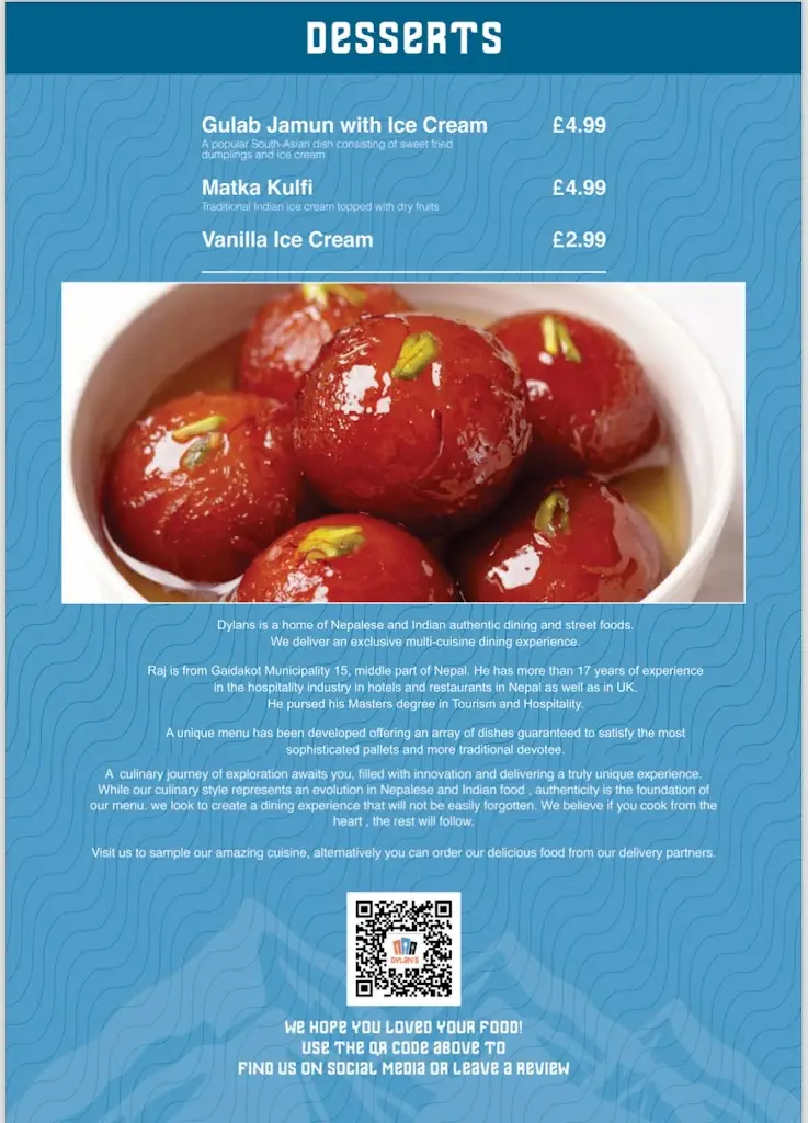 Menu_Dylan's Nepalese and Indian - Chatham_Chatham_image_3