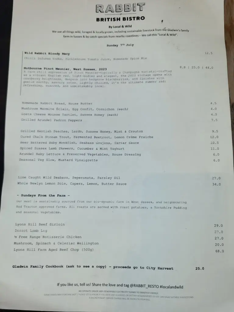 Menu_Rabbit British Bistro_Chelsea_image_2