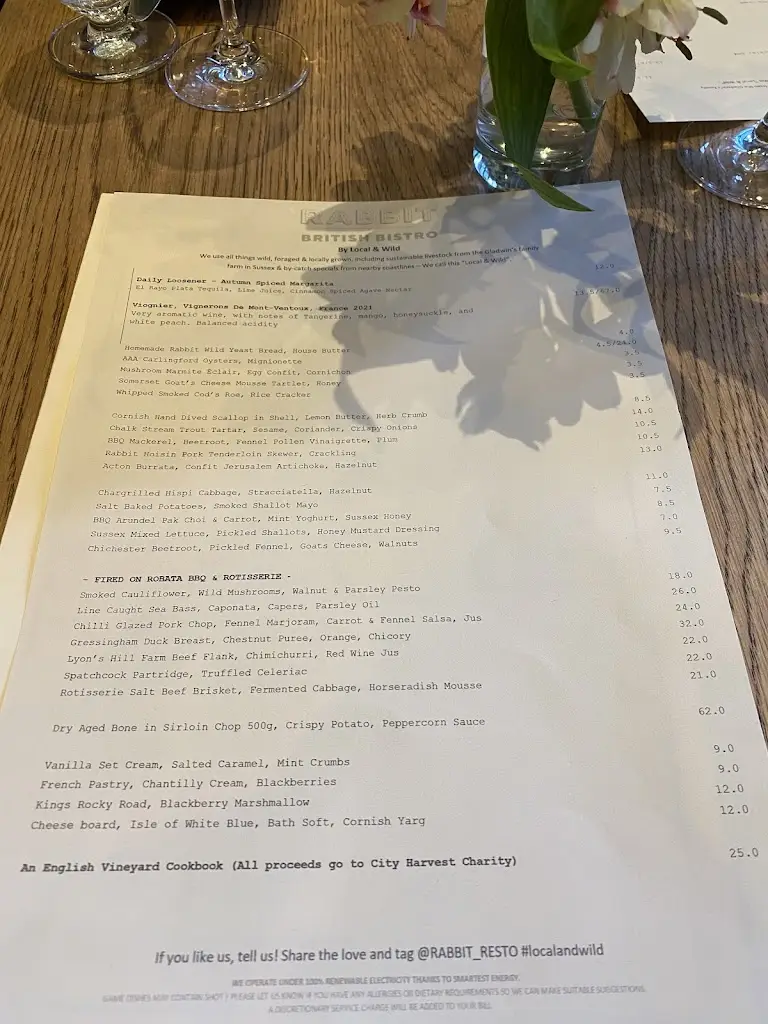 Menu_Rabbit British Bistro_Chelsea_image_4