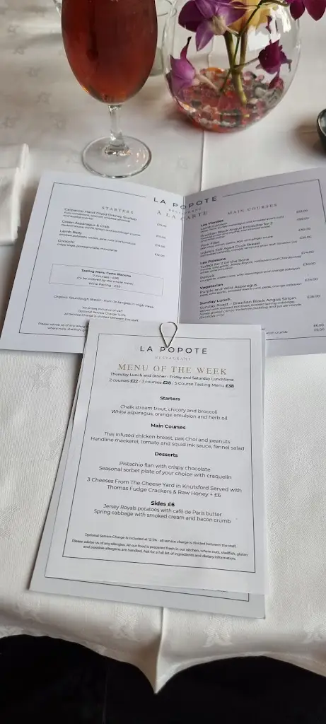 Menu_La Popote Restaurant_Cheshire East_immagine_1