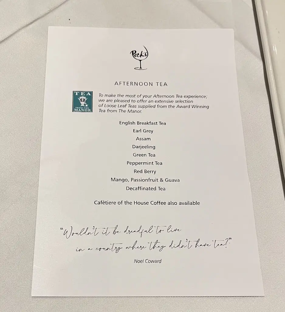 Menu_Pecks Restaurant_Cheshire East_image_2