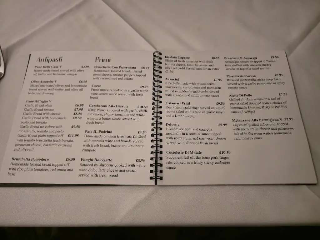 Menu_Il Padrino_Cheshire East_image_3